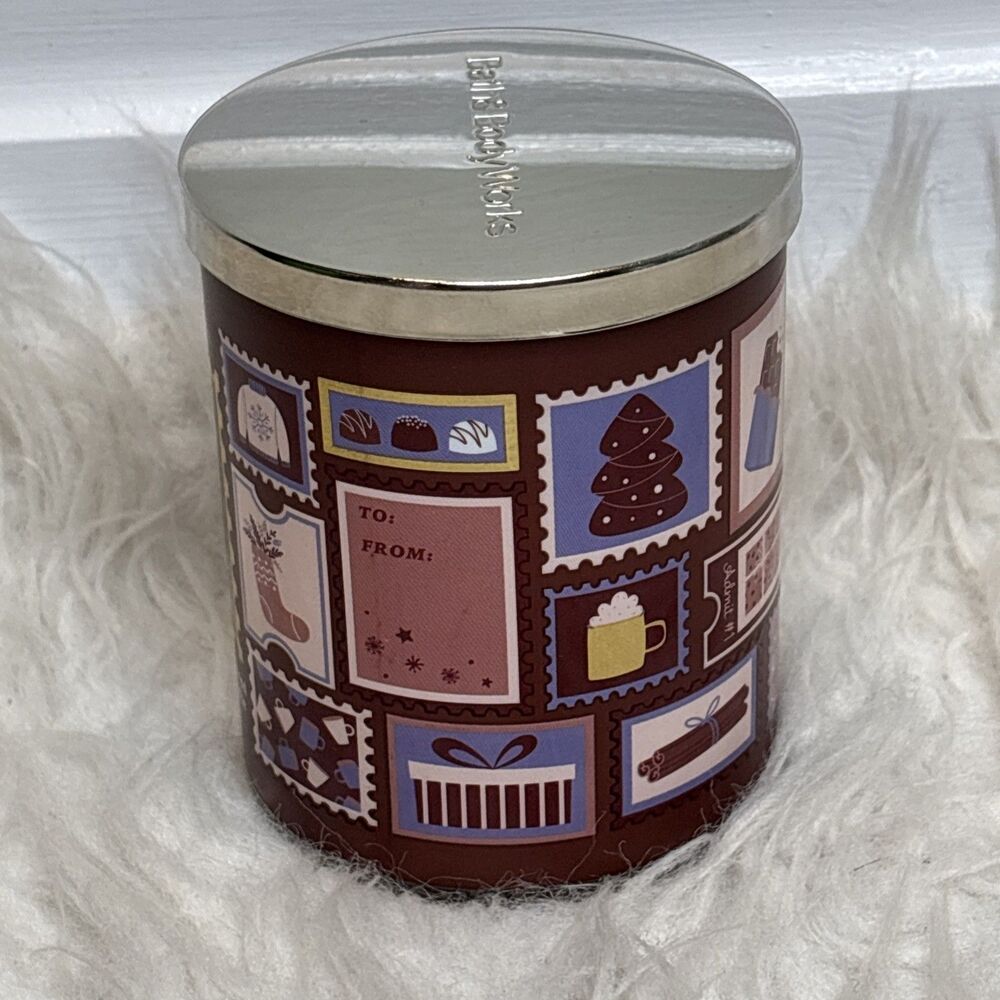 NEW Bath & Body Works Hot Cocoa & Cream Single Wick Scented Candle 8 oz / 227g - Picture 2 of 12